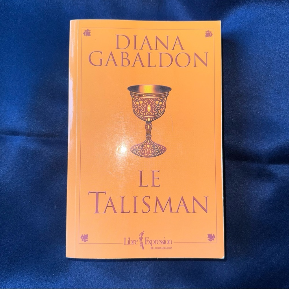 Diana Gabaldon 'Le Talisman' Book - Orange Cover